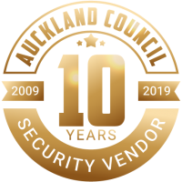 Auckland Council Vendor 10 Years Badge